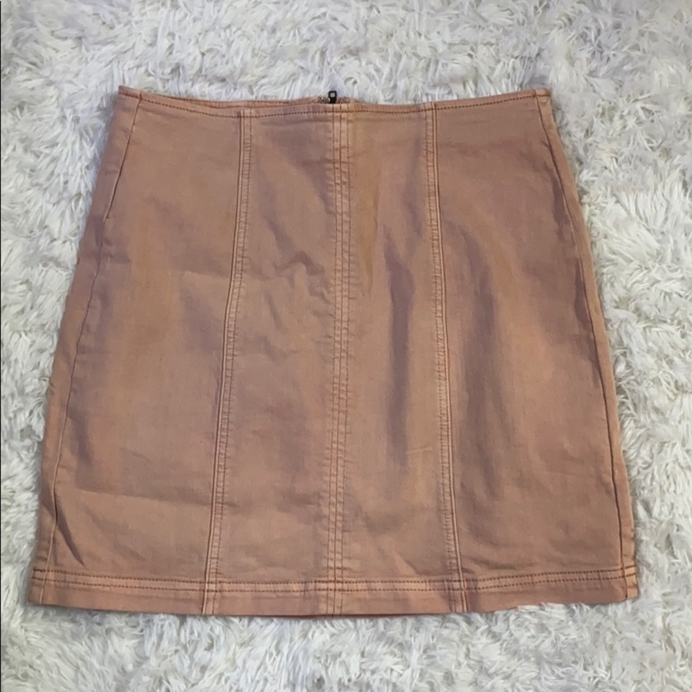 Rose panel skirt